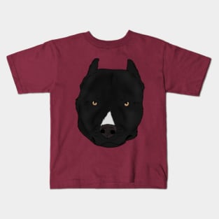 Pitbull Head Kids T-Shirt